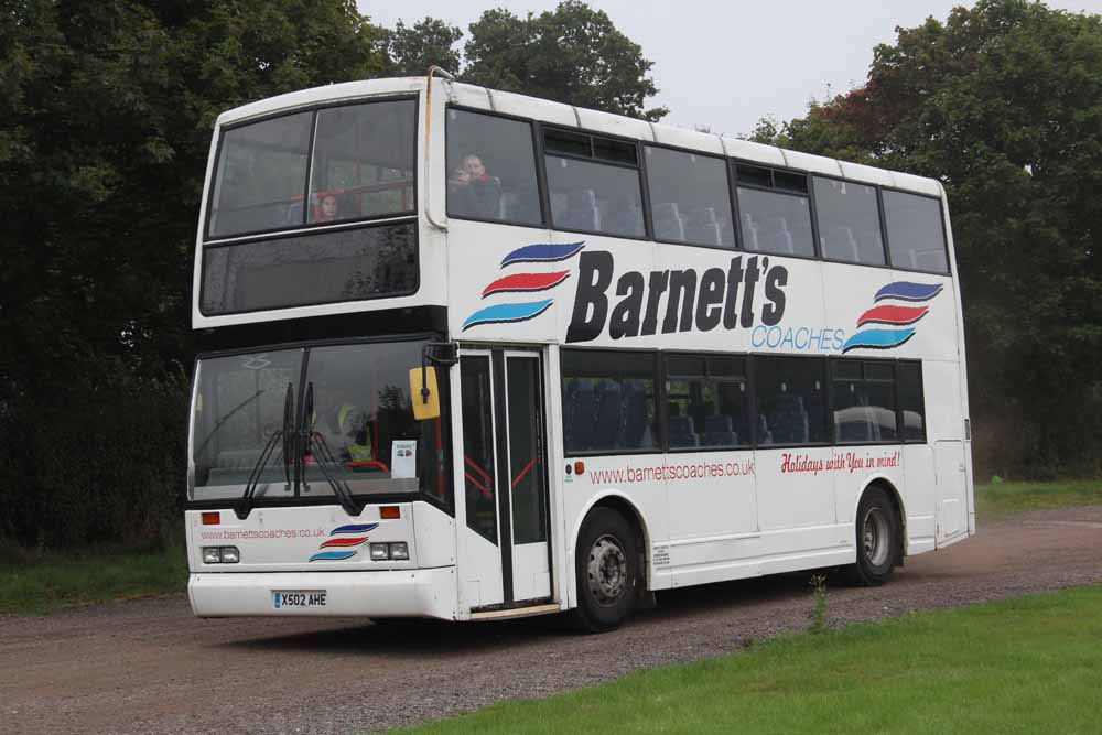 Barnetts Coaches Scania N113DRB East Lancs X502AHE