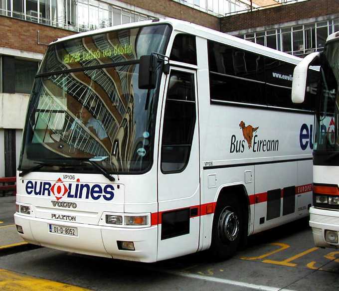Bus Eireann Eurolines Volvo B10M / Plaxton Excalibur VP106