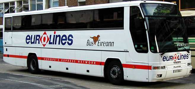 Bus Eireann Eurolines Volvo B10M / Plaxton Excalibur VP117