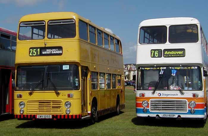 Bristol VRTSL3 ECW Southdown 615 & Hampshire Bus 160