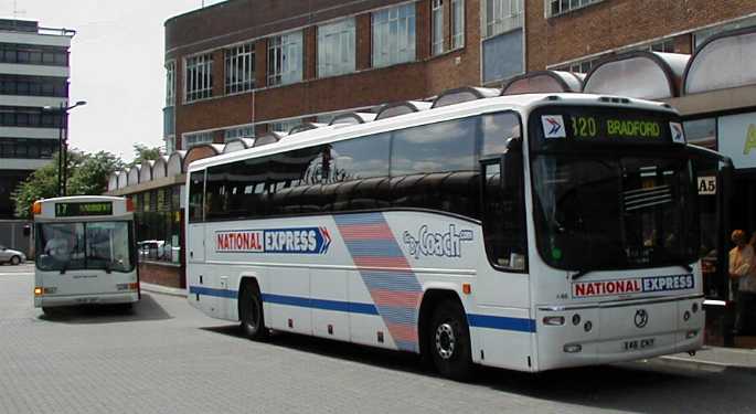 Bebbs Coaches National Express Volvo B10M Plaxton 46