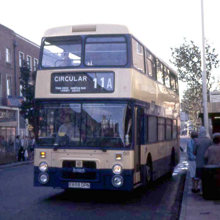 Eastbourne Buses Leyland Olympian Northern Counties 58