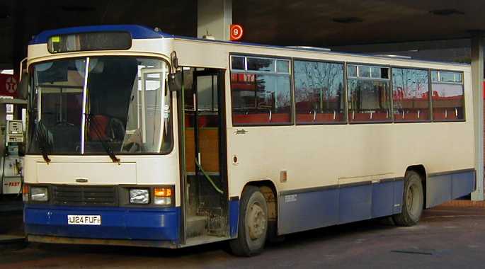 Eastbourne Buses Dennis Javelin Wadham Stringer J124FUF