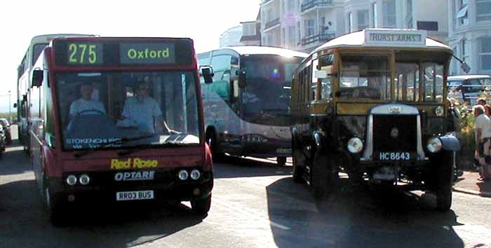 Eastbourne Buses Leyland Lion 58 & Red Rose Optare Solo RR03BUS
