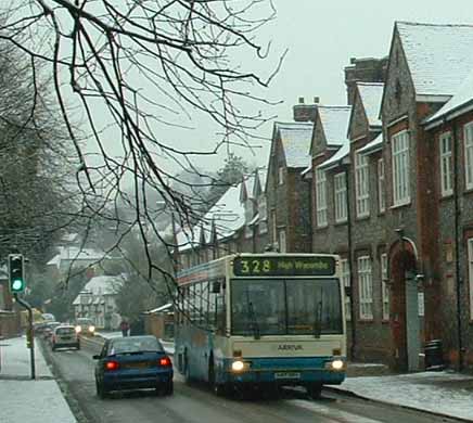 Arriva the Shires Volvo B10B / Plaxton Verde N416NRG