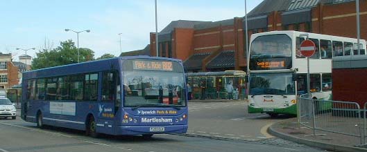 Ipswich Buses Dennis Dart SPD Eas Lancs Mylennium 88