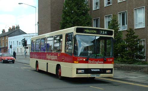 Hedingham Omnibuses Volvo B6 Alexander Dash L207