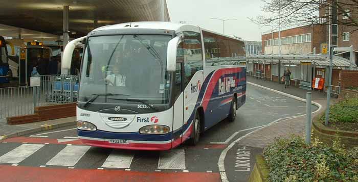 First Beeline Scania K114IB Irizar Century Rail Air coach 710