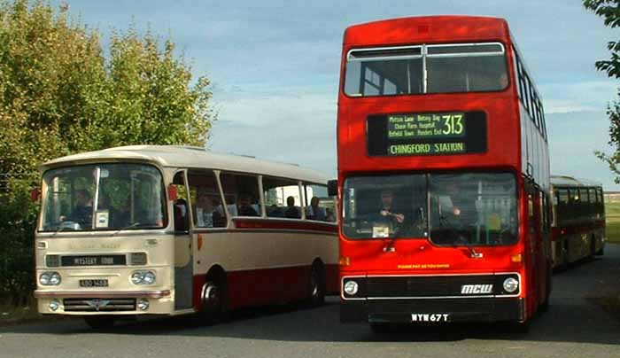 Western Welsh AEC Reliance Harrington 147 & London Transport MCW Metrobus M67
