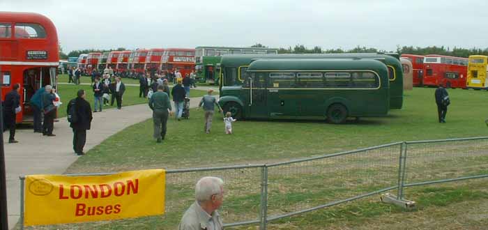 London buses at SHOWBUS