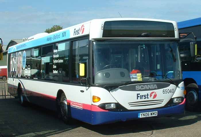 First Potteries Scania Omnicity 65040