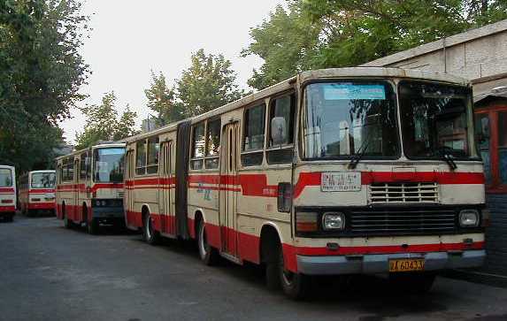 Beijing articulated buses