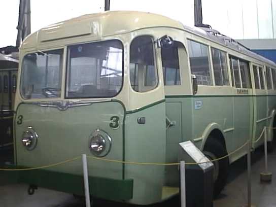 MOTAT Leyland trolleybus