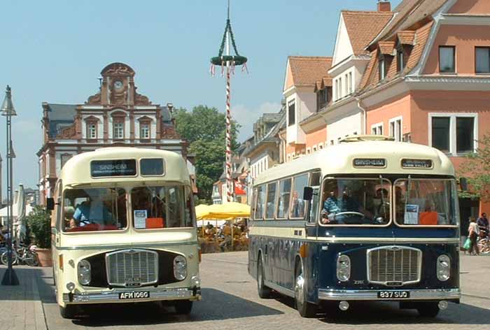 Royal Blue & Crosville RELHs in Speyer Town Centre