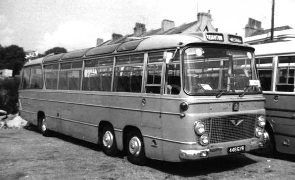 Grey-Green Bedford VAL/Duple 448GYR
