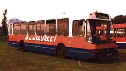Mike de Courcey Travel Optare Delta J381BNW