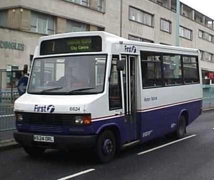 Western National Mercedes 709D Plaxton Beaver 624